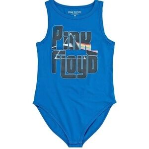 Pink Floyd Womens Tank Top Bodysuit Size Medium Blue Prism